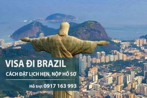 đặt lịch hẹn nộp hồ sơ xin visa brazil