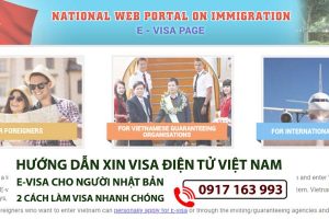 cách làm visa điện tử cho người nhật bản e-visa-việt nam du lịch công tác