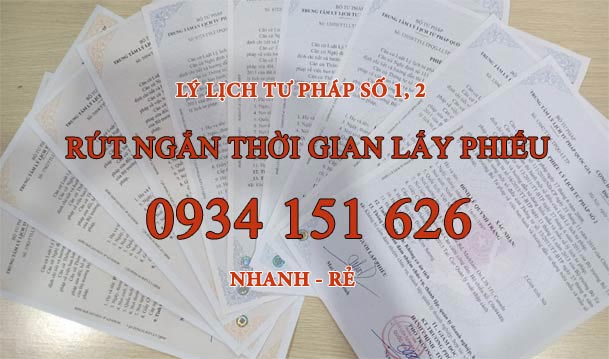 dịch vụ làm lý lịch tư pháp số 2 tphcm giá rẻ