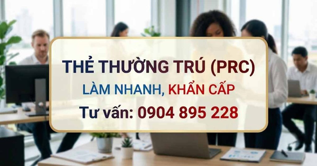dịch vụ làm thẻ thường trú phí