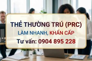 dịch vụ làm thẻ thường trú phí