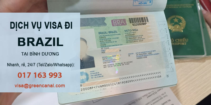 dịch vụ làm visa đi brazil tại bình dương giá rẻ uy tín