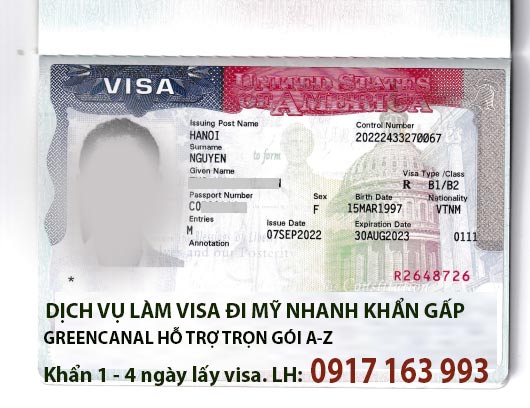 dịch vụ làm visa đi mỹ tại đà nẵng du lịch, công tác, thăm thân uy tín