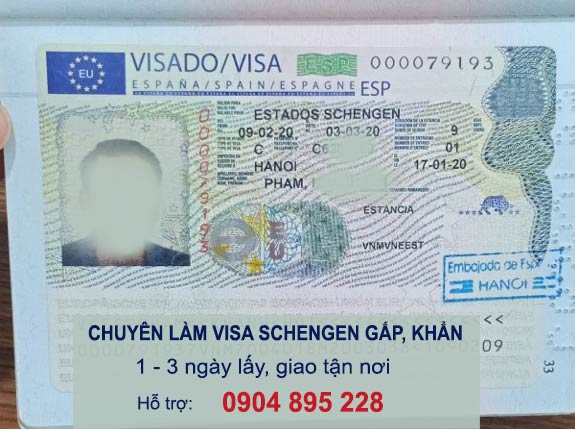 dịch vụ làm visa schengen gấp khẩn chuyên nghiệp