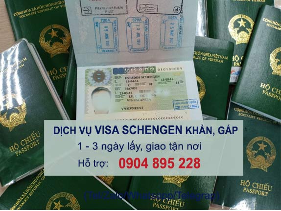 dịch vụ làm visa schengen gấp khẩn chuyên nghiệp nhanh chóng
