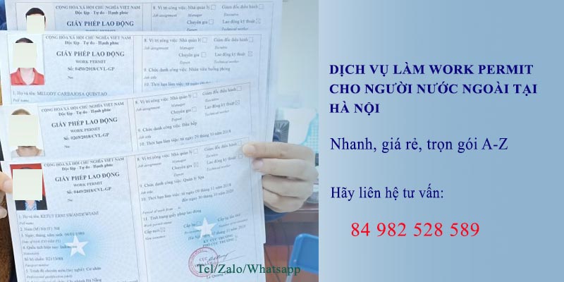 dịch vụ làm work permit cho người nước ngoài tại hà nội