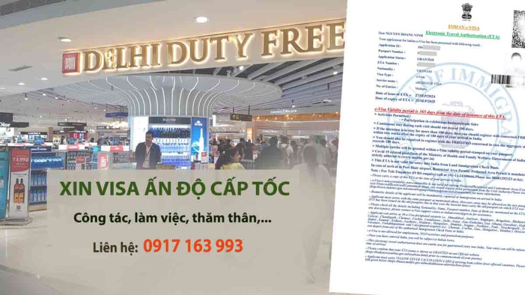 dịch vụ xin visa ấn độ