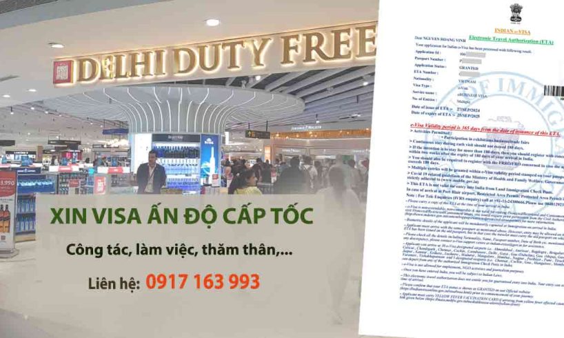 dịch vụ xin visa ấn độ