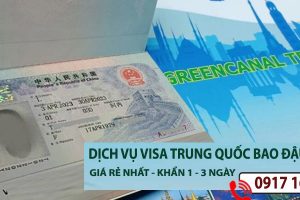 dịch vụ visa trung quốc giá rẻ nhất bao đậu