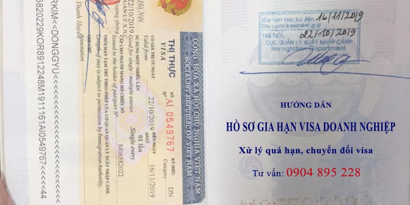 hồ sơ gia hạn visa doanh nghiệp