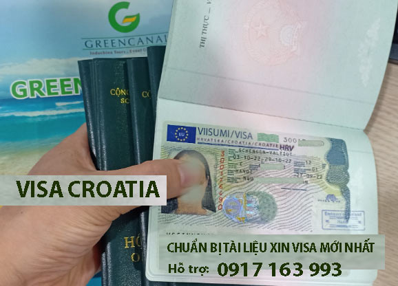 hồ sơ xin visa croatia schengen mới nhất du lịch công tác