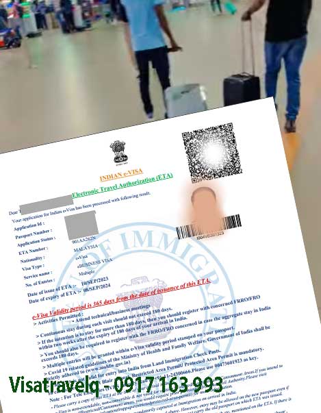 visa e-b-4 cho người trung quốc đi ấn độ 