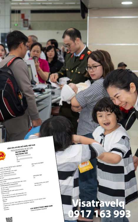 làm visa cho bé người nước ngoài nhập cảnh 