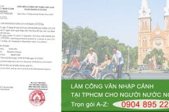 làm công văn nhập cảnh tại tphcm cho người nước ngoài