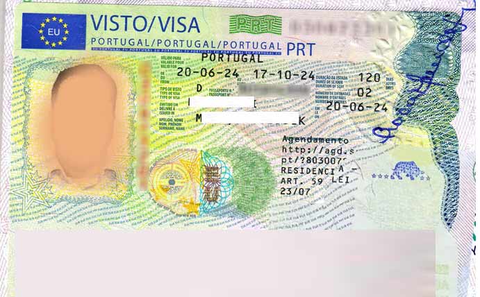 lệ phí xin visa công tác bồ đào nha