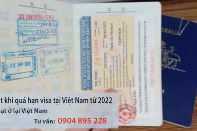 mức phạt khi quá hạn visa tại việt nam mới nhất 2022