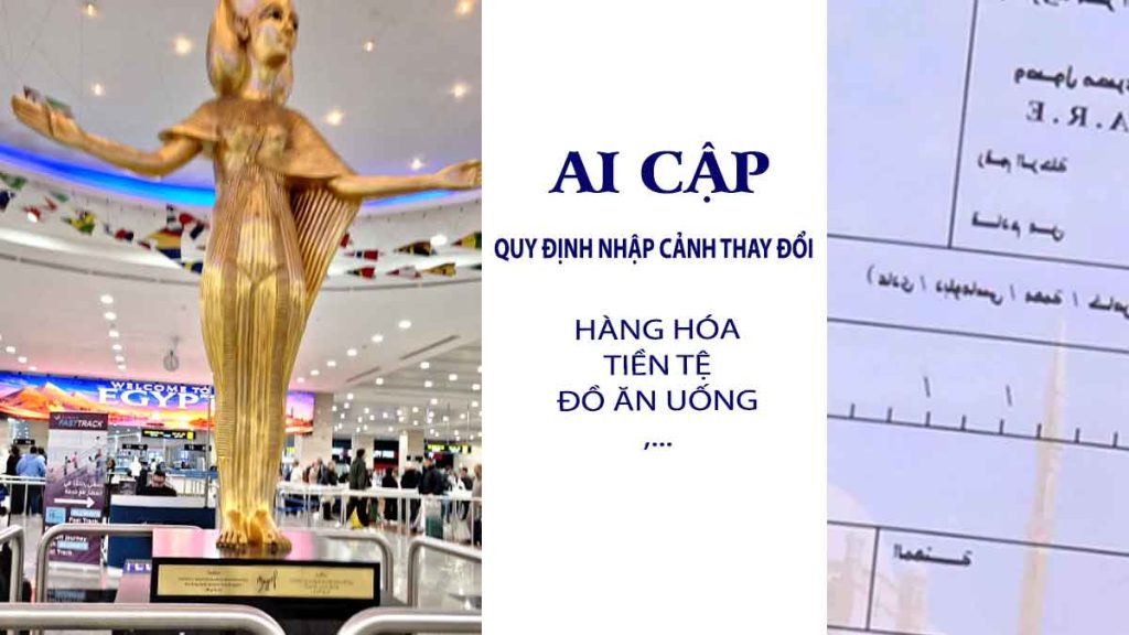 quy định nhập cảnh ai cập