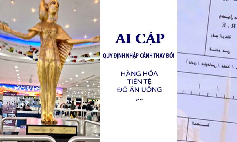 quy định nhập cảnh ai cập