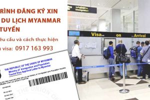 quy trình đăng ký xin evisa du lịch myanmar