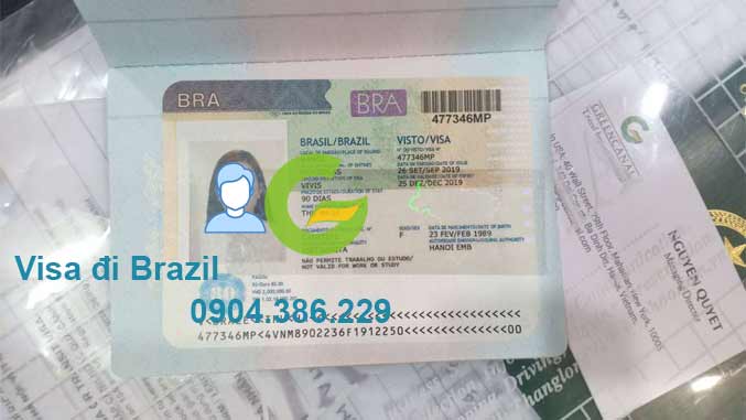thủ tục xin visa đi brazil công tác du lịch 2022