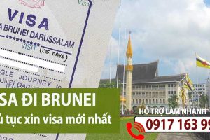 thủ tục xin visa đi brunei công tác hồ sơ
