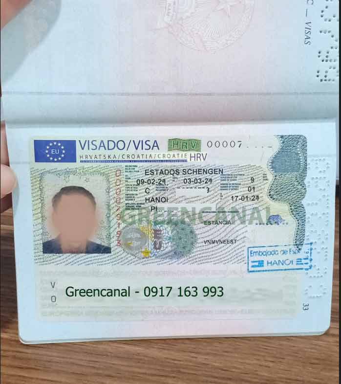 thủ tục xin visa công tác croatia schengen