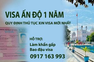 visa ấn độ 1 năm là gì? quy định thủ tục xin visa ấn độ mới nhất