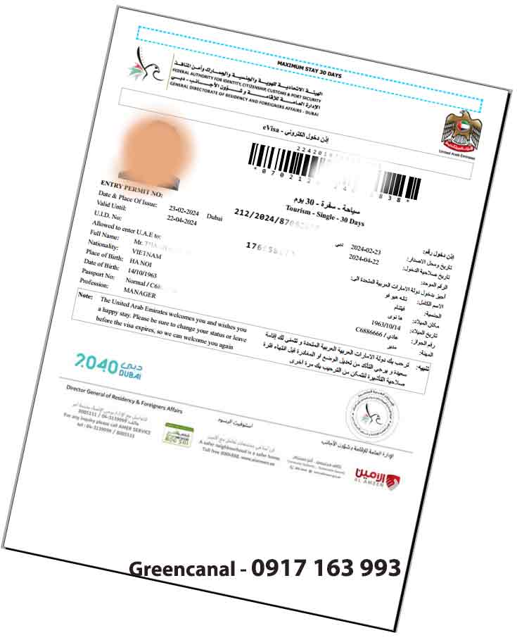 xin visa đi abu dhabi công tác làm việc