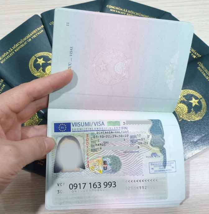 thủ tục xin visa đi phần lan làm việc