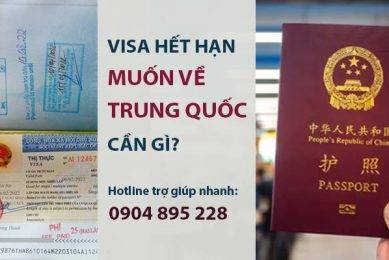visa hết hạn muốn về trung quốc được không?