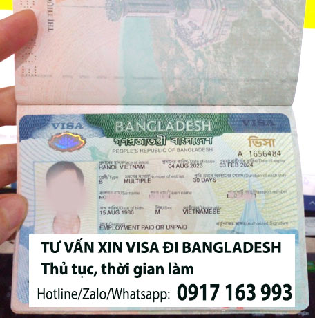 dịch vụ xin visa đi bangladesh tại tiền giang, hậu giang 