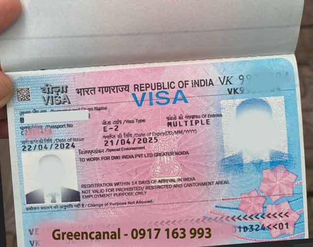 xin visa đi công tác ấn độ tại đại sứ quán