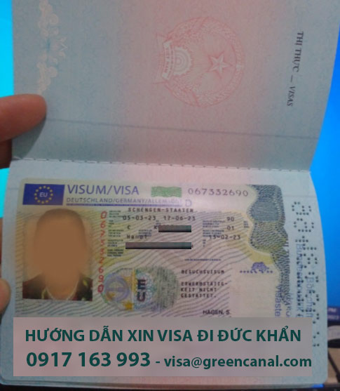 xin visa đi đức khẩn gấp du lịch công tác thăm thân