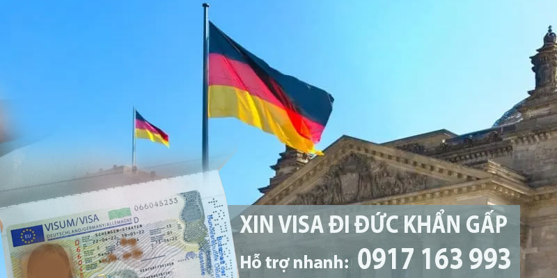 xin visa đi đức khẩn gấp du lịch công tác thăm thân hướng dẫn