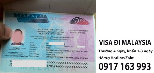 xin visa đi malaysia cho người nước ngoài công tác làm việc du lịch khẩn gấp
