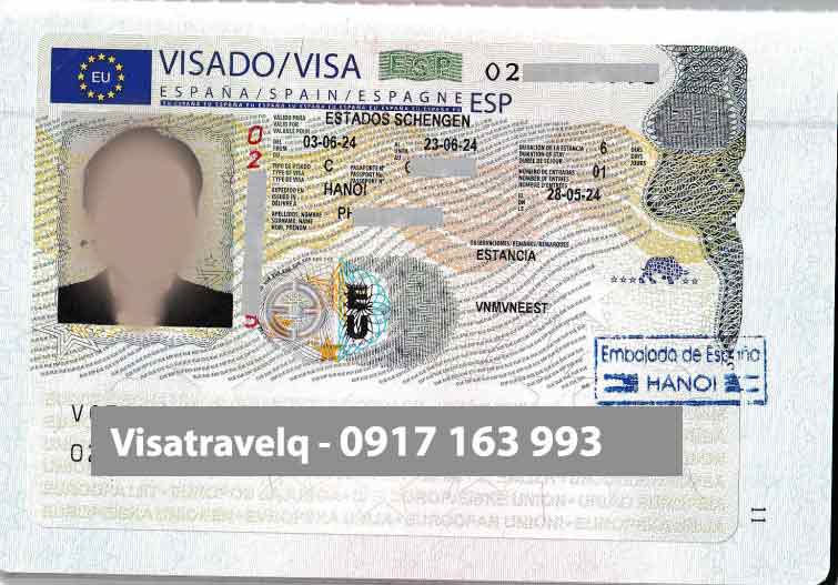xin visa làm việc tây ban nha