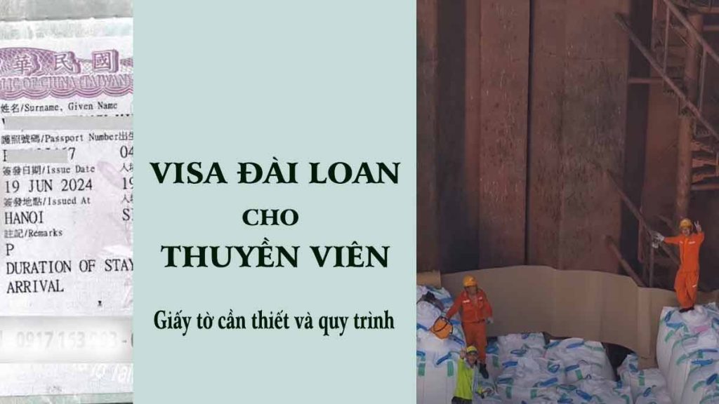 xin visa thuyền viên đài loan