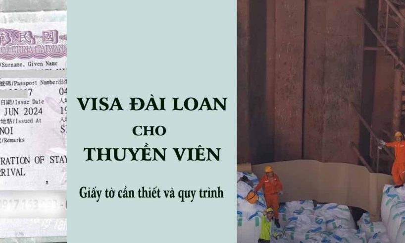 xin visa thuyền viên đài loan